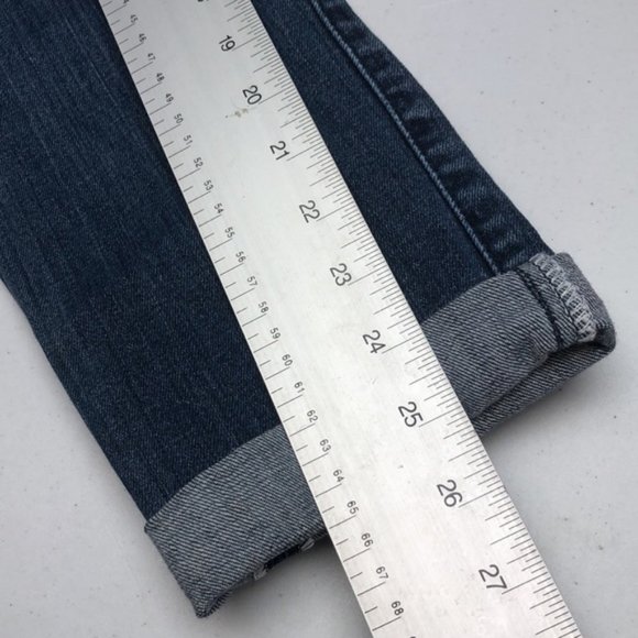 VINTAGE ROCK & REPUBLIC ANKLE CROP JEANS 28x25 🇺🇸 - Picture 10 of 13